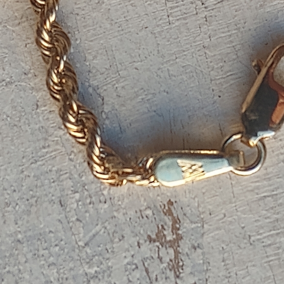 Solid 10k Rope Chain 17" Michael Anthony - Picture 5 of 7